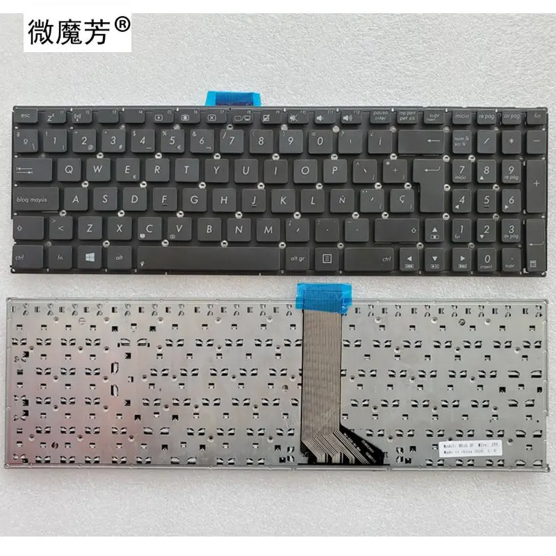 Spanish SP laptop Keyboard for ASUS X554L X554LI X554LN X554LP X554 X503M Y583L F555 W519L A555 K555 X555 PRO2548M