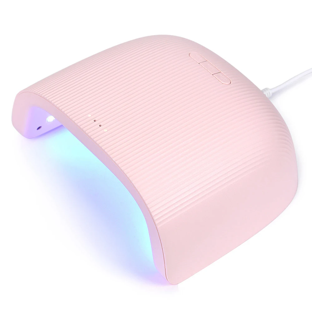 UV LED Lamp 36W Pink Green for Nail Dryer Manicure Machine Portable Home Use for Curing Dry Gel Nail Polish Sensing Salon Tool