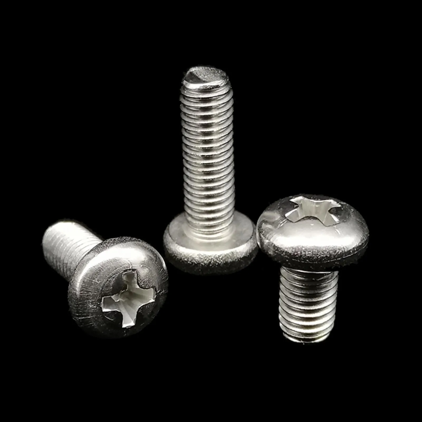 400/2100pc M1.6 M2 M2.5 M3 M4 M5 304 A2 Stainless Steel Mix Size Cross Phillips Pan Round Head Screw Bolt Nut Washer Set Kit Box