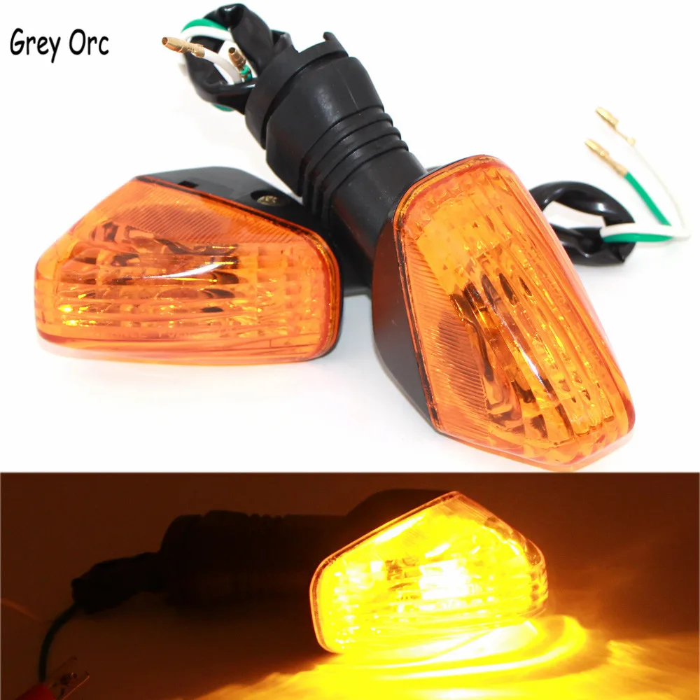 For KAWASAKI ZX 6R ZX 6RR Z750S KLE 500/650 VERSYS KLR650 Motorcycle Front/Rear Blinker Lamp Turn Signal Indicator Light