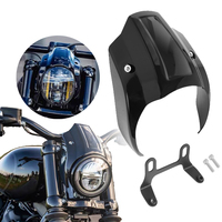 Motorcycle Gloss Black Front Mask Headlight Fairing Cover For Harley Softail Street Bob FXBB FXBR 2018-2023 2022