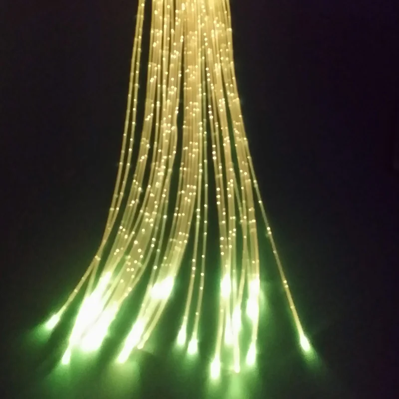 Wedding Exhibition Decoration Dot Optical Fiber Water Curtain Popular light Waterfall Light Guide Fiber Starry Sky Filament