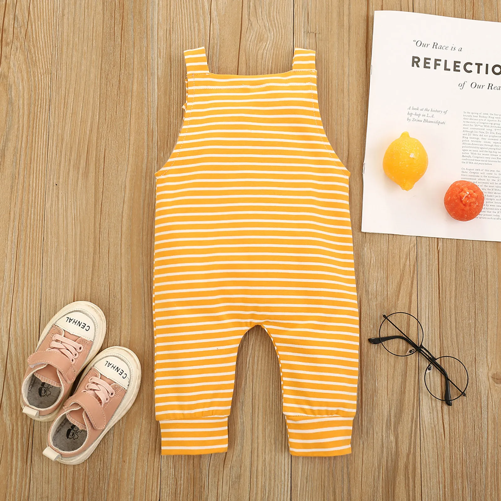 Newborn Baby Boys Girls Romper Suspener Striped Jumpsuit Clothes Infant Summer Outfits Fashion Children's Clothes 3 6 12 18Month