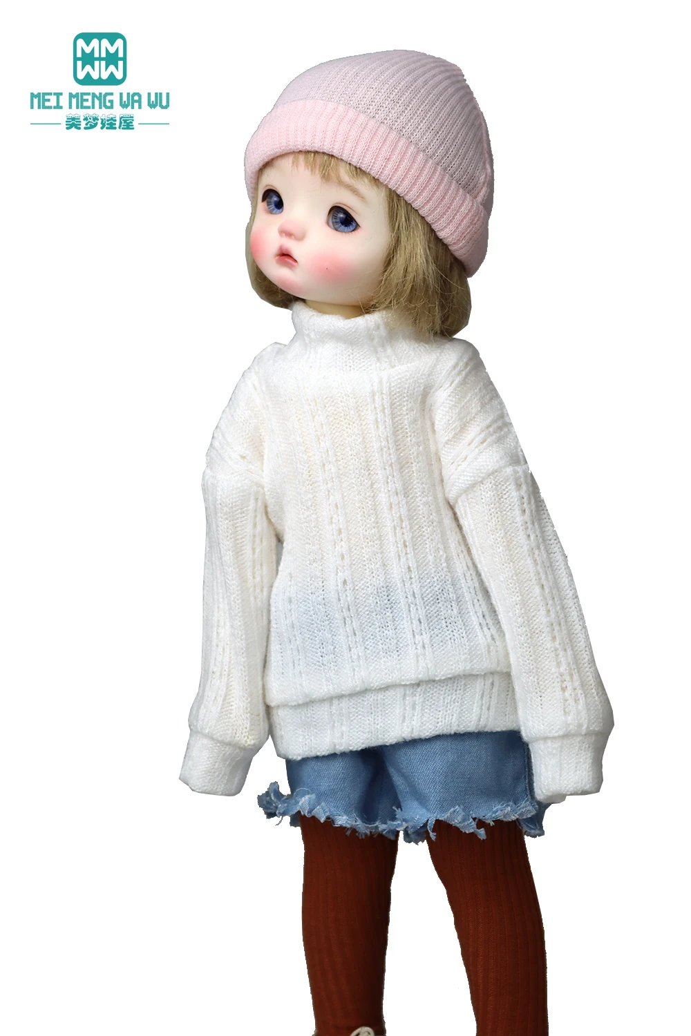Fits 30cm 1/6 BJD Clothes YOSD MYOU Toys Spherical Joint Doll Fashion Sweaters, Leggings, Caps