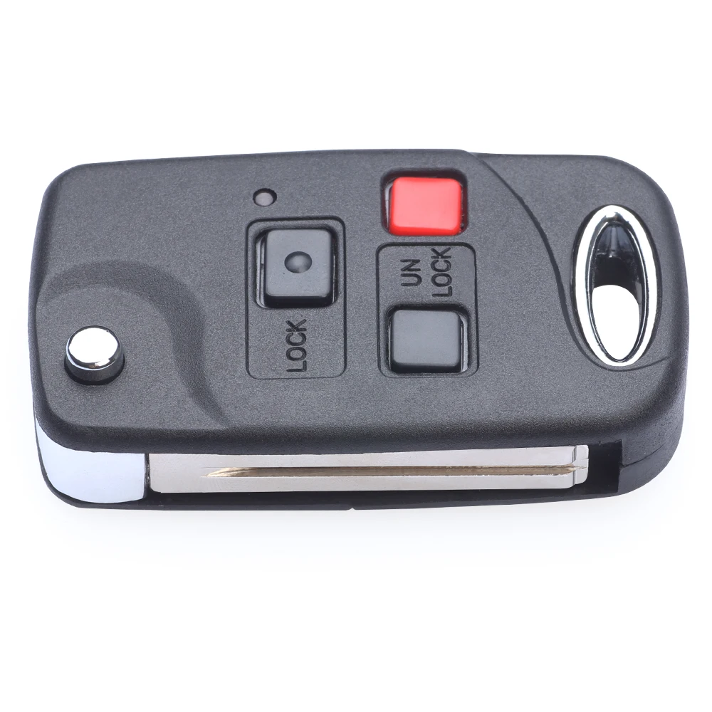 DIYKEY  for 2003 - 2008 Lexus GX470 LX470  Flip Smart Remote Key Fob FCC: HYQ1512V 4C / 4D67 / 4D68 Chip