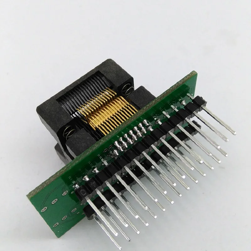 SOP28 to DIP28 Electronic component adapter Pitch 0.65mm IC Body Width 208mil-224mil Flash Test Socket Adapter