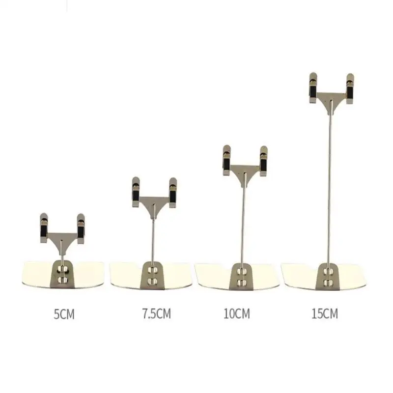 Clip per etichette in metallo Clip per pubblicità pane prezzo carta Cake Shop titolare della carta espositore verticale supermercato frutta adesivo prezzo