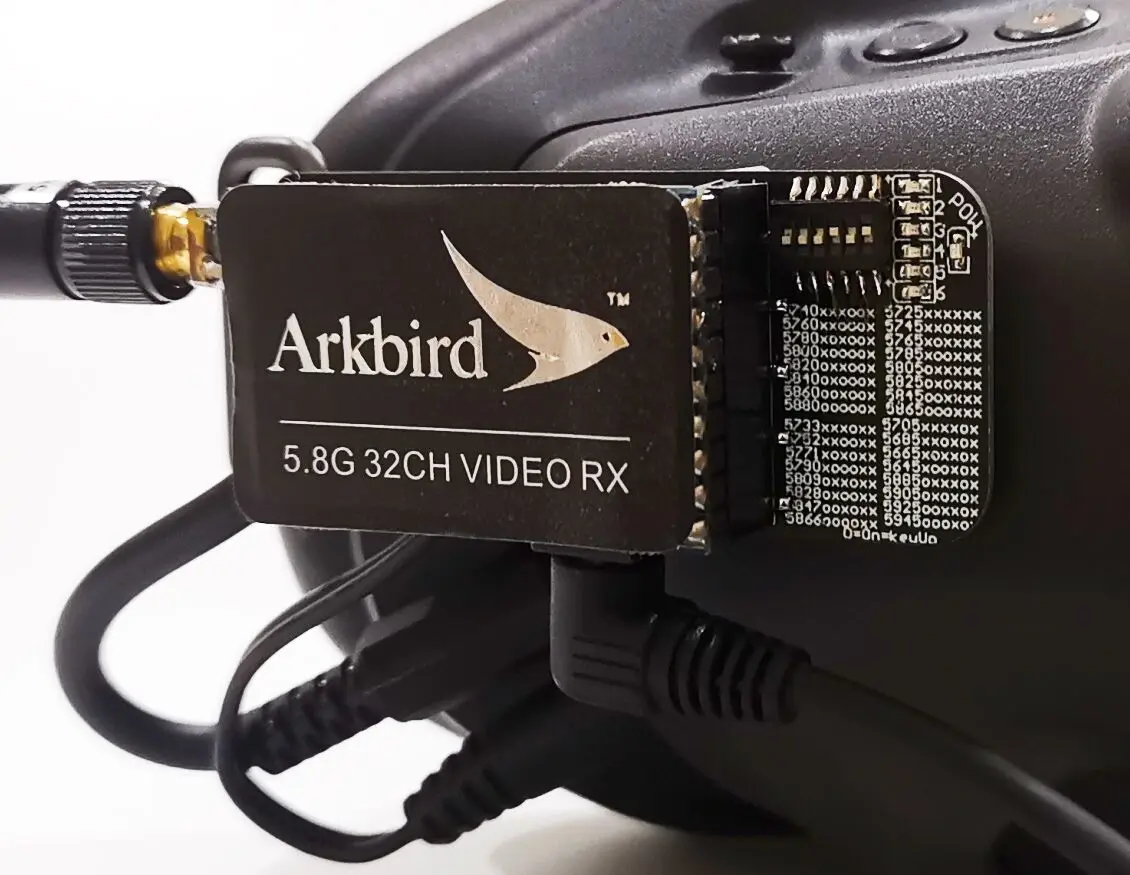 Odbiornik wideo Arkbird 5.8G 32CH do wideo FPV okulary HD do modułu modyfikacji sygnału analogowego