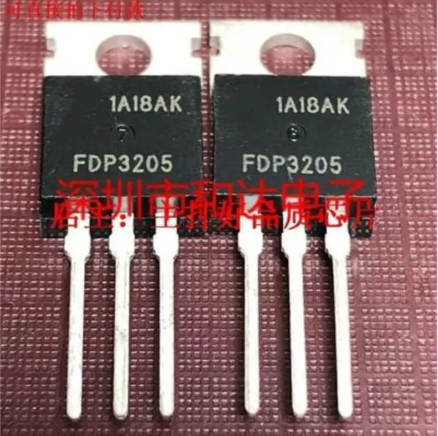 

Бесплатная доставка 50 шт. FDP3205 TO-220 55V 100A