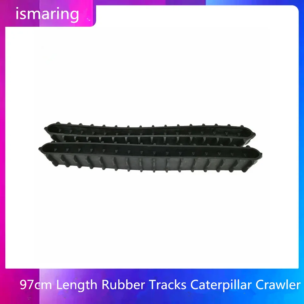 97cm perimeter Rubber Tracks Caterpillar Crawler for Model Tank Chassis DIY Parts