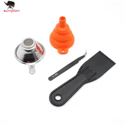 Metal UV Resin Filter Cup+Silicon Funnel+tweezers+SLA Resin Special tool shovel for ANYCUBIC Photon DLP parts 3D Printer parts