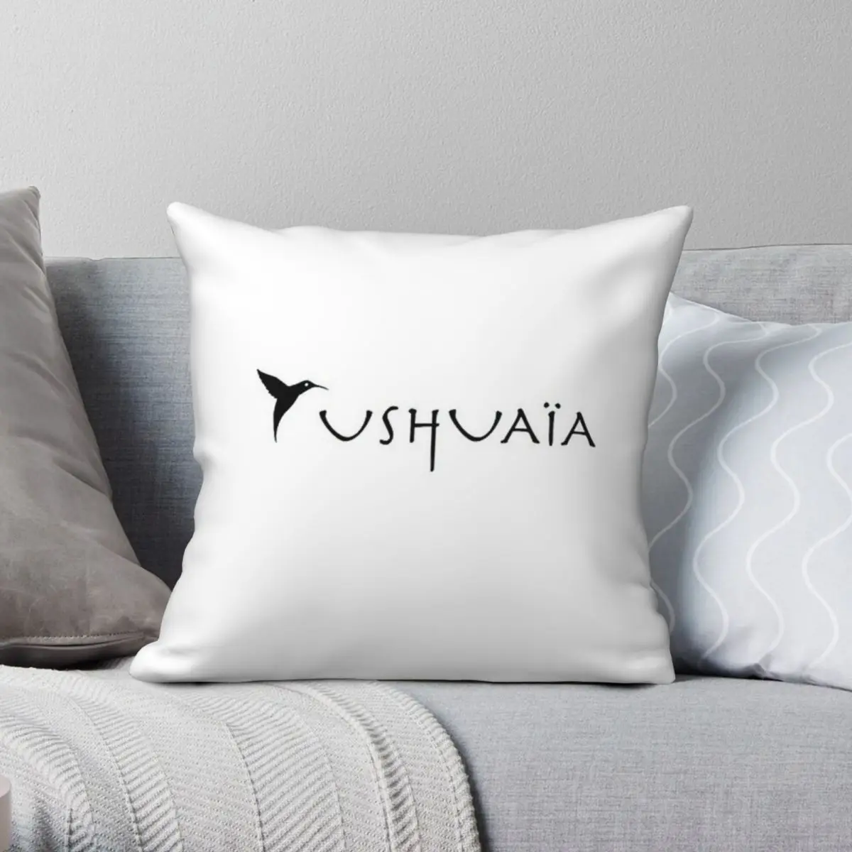 Ushuaia Ibiza Pillowcase Polyester Linen Velvet Printed Zip Decor Pillow Case Home Cushion Cover 45x45