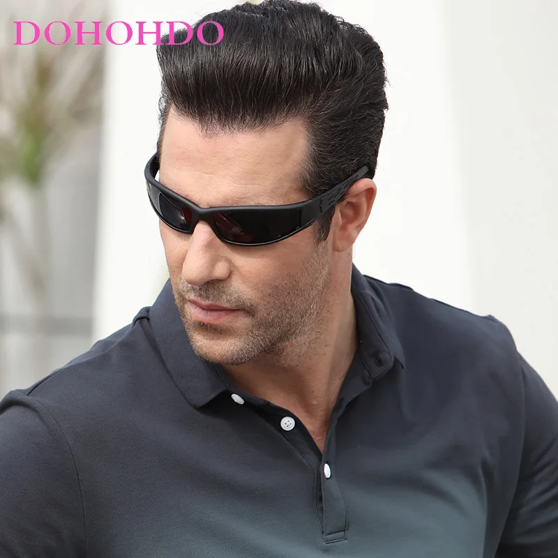 DOHOHDO Brand Design Men Polarized Night Vision Sunglasses Male Classic Retro Driving Sun Glasses Female UV400 Goggles Eyewear