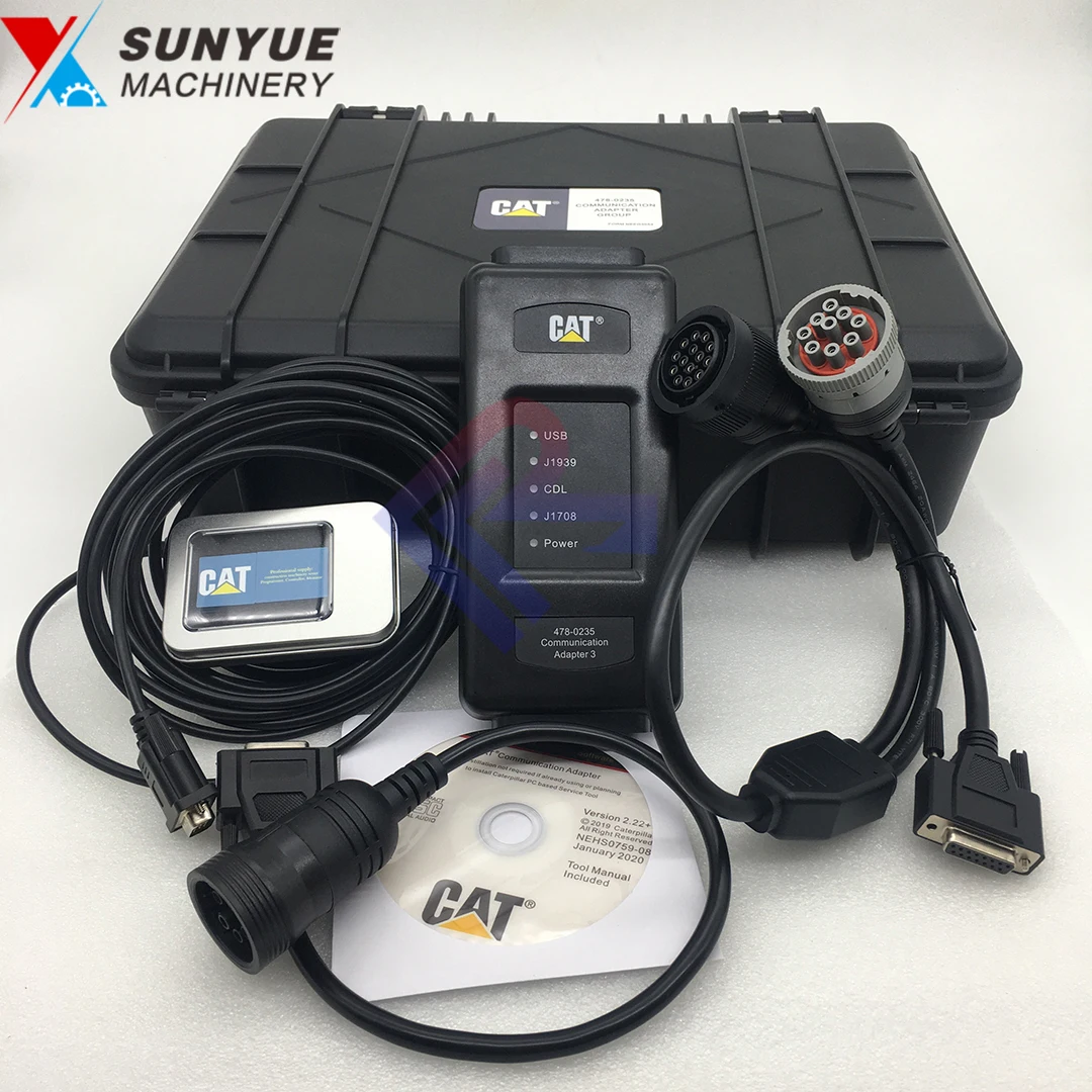 4780235 2019 Version Caterpillar CAT ET4 Communication Adapter Group ET IV CAT Electric System Diagnostic Tool Kit 478-0235