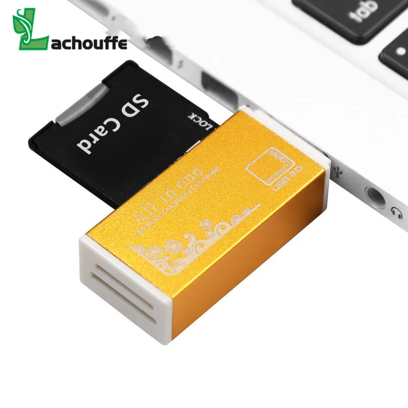 Multi All in 1 Micro USB 2.0 Memory Card Reader Adapter for Micro SD SDHC TF M2 MMC MS PRO DUO Card Reader