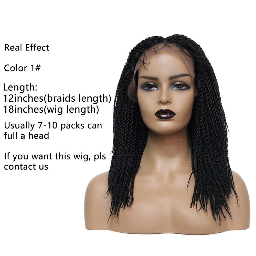 Synthetic Senegalese Twist Braiding Hair Extensions X-TRESS Ombre Brown Color  Low Temperature Fiber Pre Looped Crochet Braids