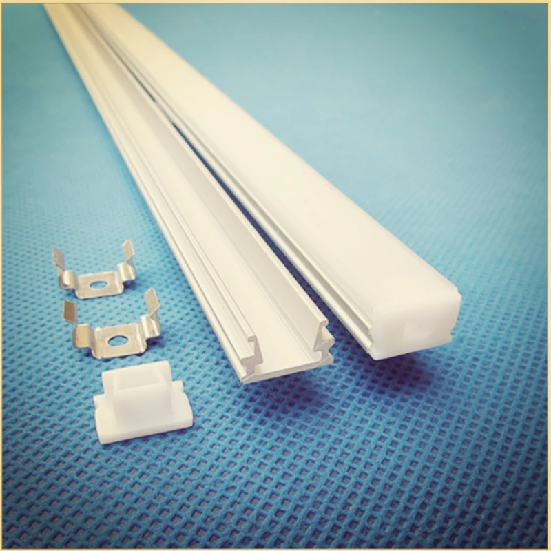 

10-30pcs 80inch 2m led strip aluminium profile,kitchen cabinet wardrobe light,8mm tape slim u shape bar light housing