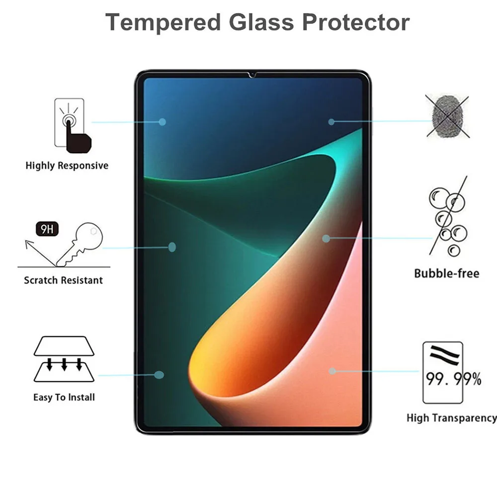 Tempered Glass For Xiaomi Mi Pad 5 Pro MiPad 4 Tablet Glass Protective Film For Xiaomi Mi Pad 4 Plus 10.1 inch Screen Protector