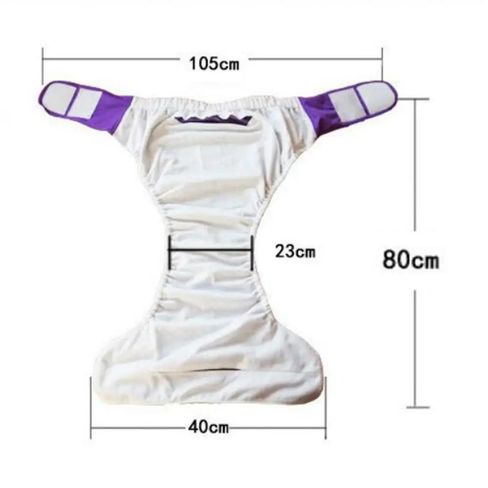 XL Washable Reusable Adult Cloth Diaper Nappy Pocket Urinary Underwear Underpants Disability Leakproof Protection For Elders