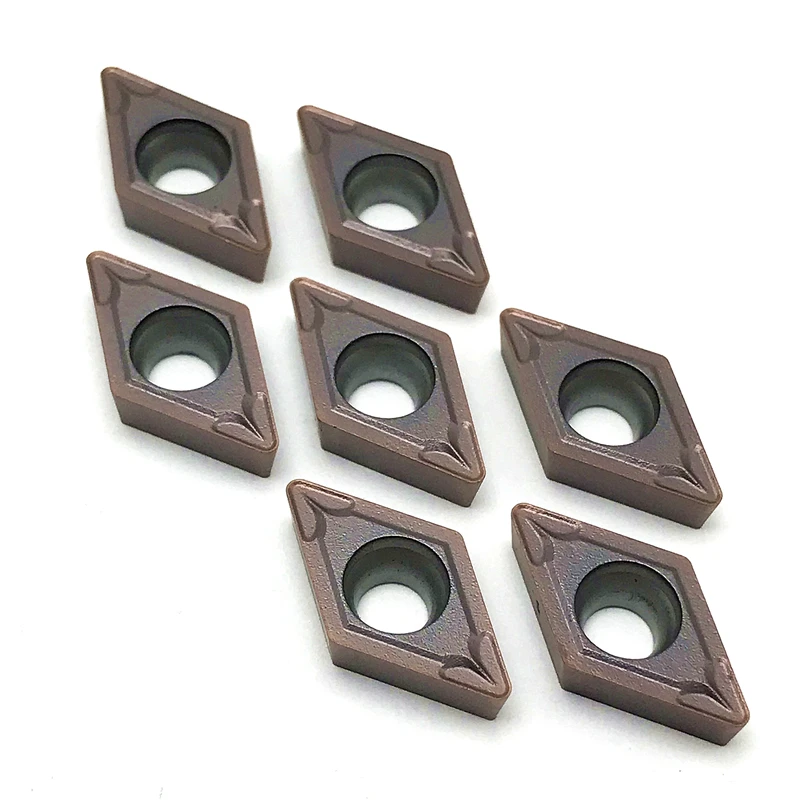 Imagem -03 - Ferramenta de Torneamento Interno Cnc Inserção de Carboneto Ferramentas de Torno de Corte Alta Qualidade Dcmt11t304 Dcmt11t308 Vp15tf Ue6020
