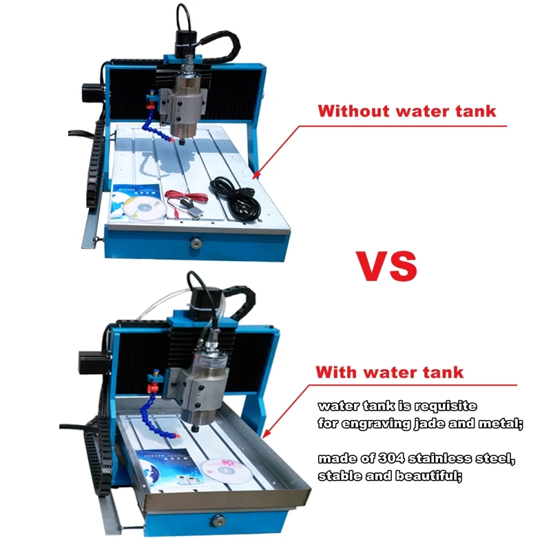 2.2KW CNC Engraver Machine 6090 DSP Control Box CNC 6040 Hobby Desktop Engraving Drilling Milling Aluminum Machine with Trimmer