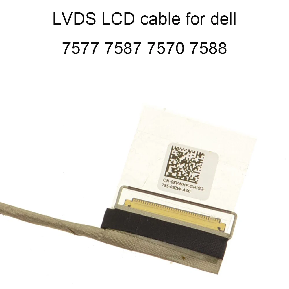 Layarch  配布デモテープ　i/D 08VWHF Computer Connector LCD LVDS Cable for Dell G7 15 7588 7577