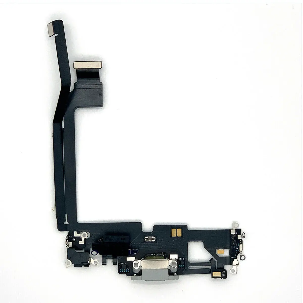 جودة عالية لابل آيفون 12 برو ماكس 6.7 "منفذ شحن شاحن حوض ميكروفون الصوت فليكس كابل الشريط أسود أبيض بني أزرق #4