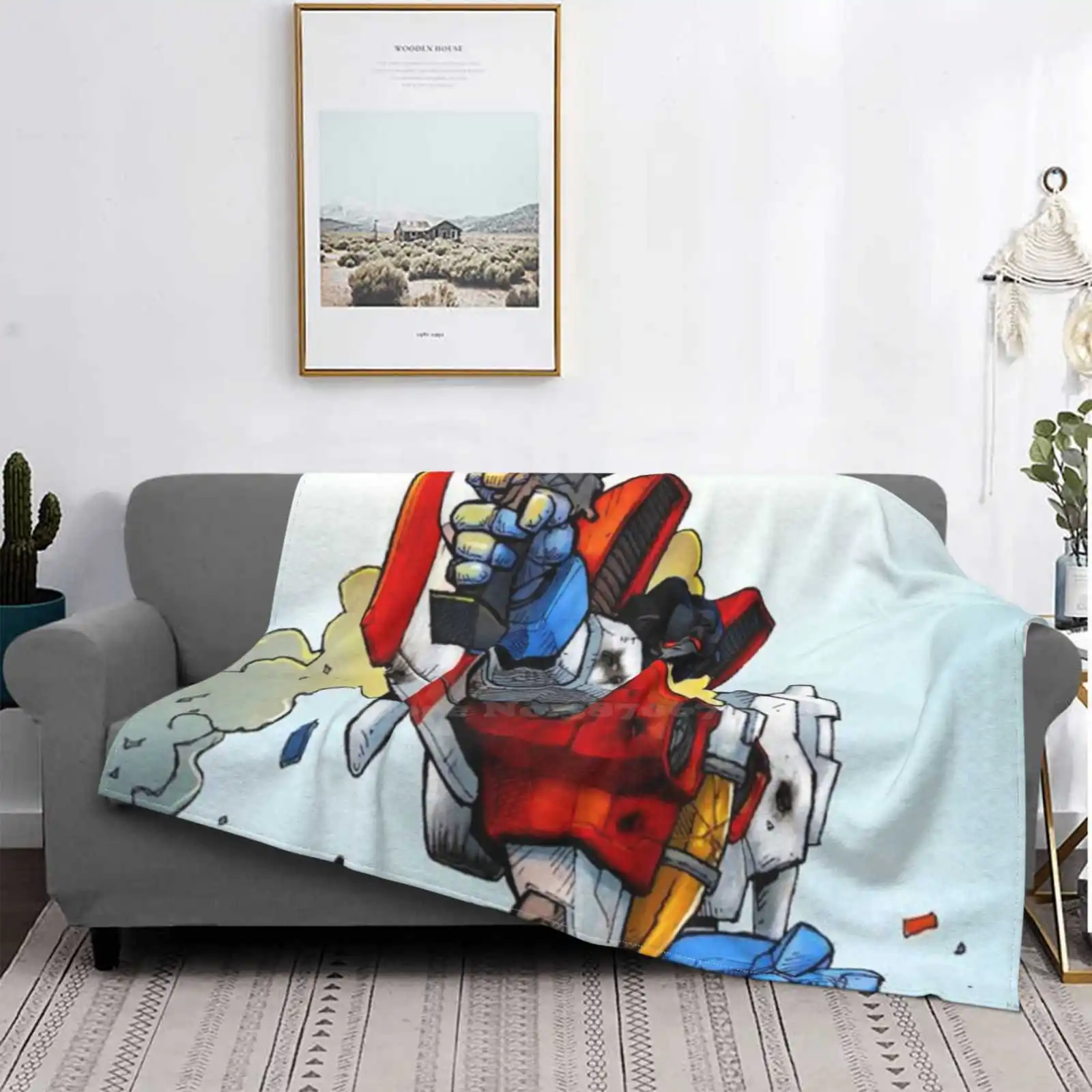 Air Conditioning Blanket Travel Portable Blanket Decepticons Decepticon Autobots 80s Autobot Soundwave Cartoon Robot