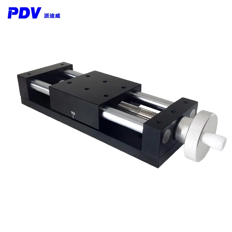 PT80 Manual Translation Table Sliding Table Translation Table Feed Screw Linear Guide Export Type