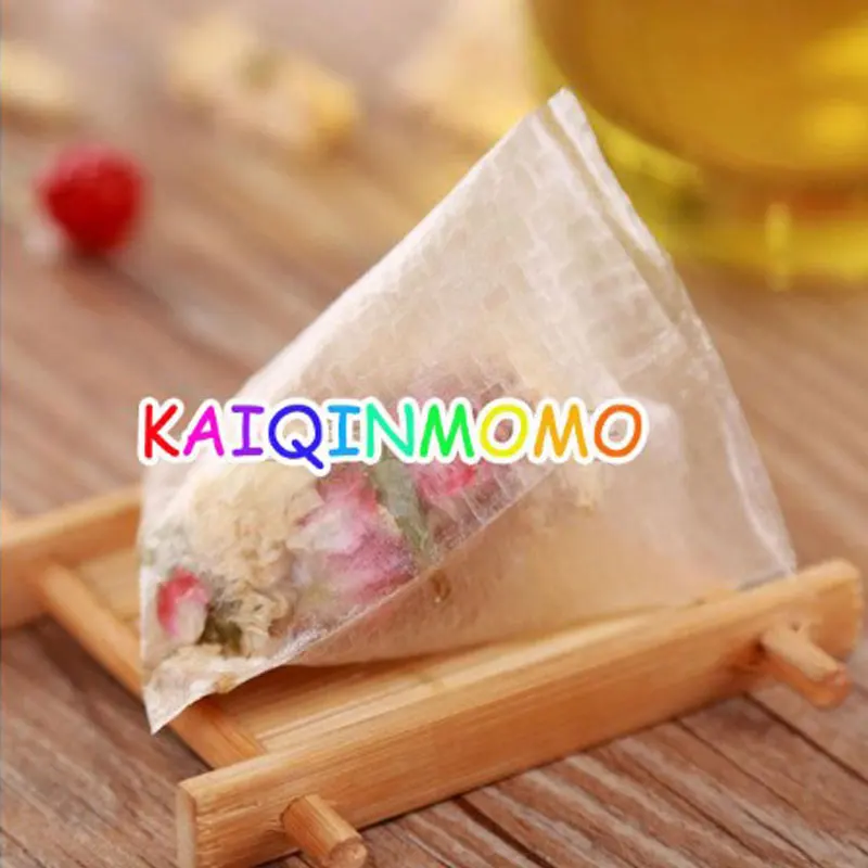 

New Environmental Natural Corn Fiber Heat Sealing Tea Bag PLA Biodegraded Tea Filter Empty Bags Safe and Non-toxic 1000pcs/lot