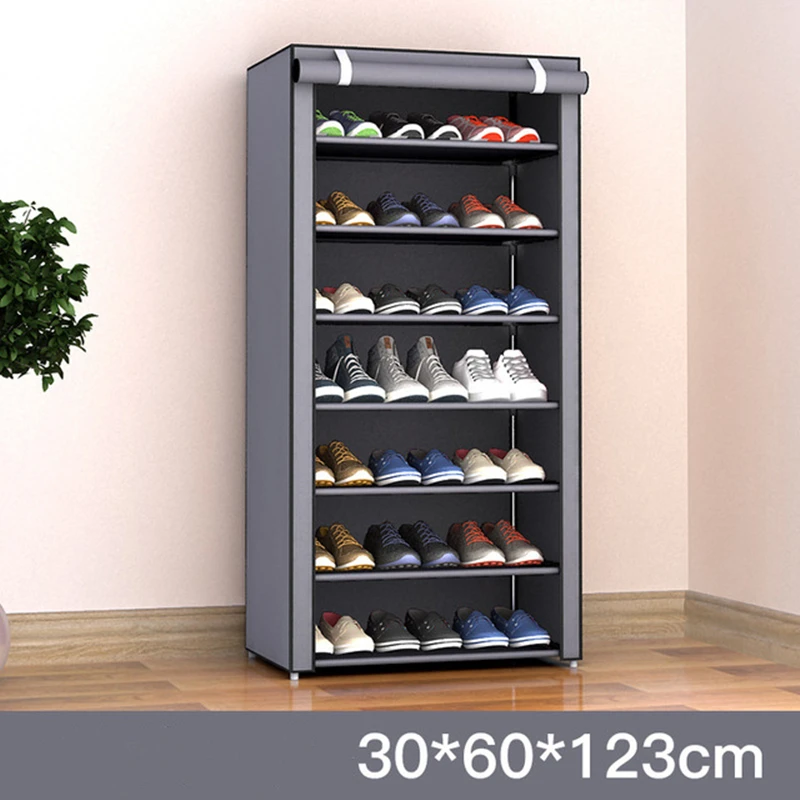 Bluedeer Non-woven Fabric Storage Shoe Rack Hallway Cabinet Organizer Holder 8 Layers Assemble Shoes Shelf DIY Home Furniture