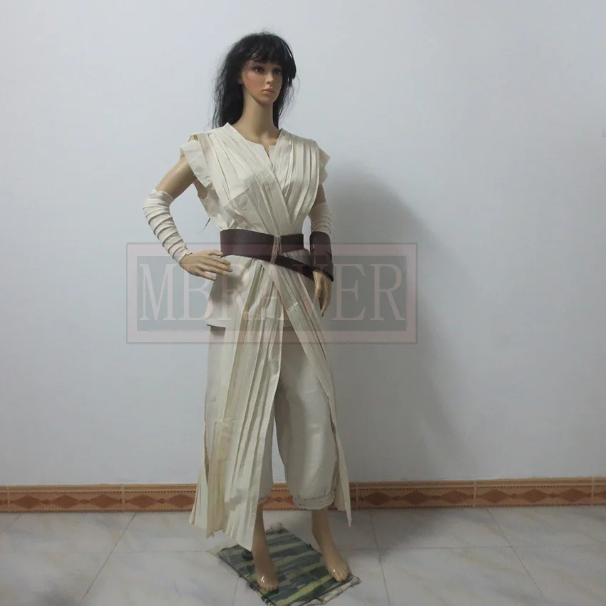 The Force Awakens Rey Uniform Moive Jedi Cos Christmas Party Halloween Uniform Outfit Cosplay Costume Customize Any Size