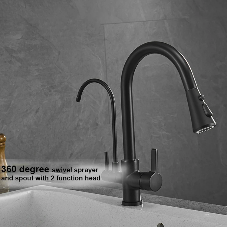 Hot Cold Touch Kitchen Faucets Quality Brass Pull Out Kitchen Mixer Faucet Dual Handle Smart Sensor Touch Kitchen Mixer Tap