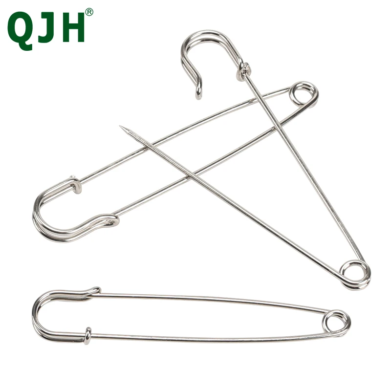 5.5 7.5 10cm Large Silver Metal Safety Pins brooch Shawl sweater buckle Wool weaving Tools Materials Sewing Needles Tools