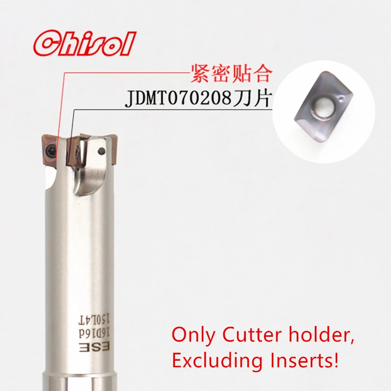 ESE Milling Cutting Tools Cutter Holder ESE10-C10-120-2T ESE14-C14-130-3T ESE16-C16-150-4T for inserts JDMT070204 JDMT070208