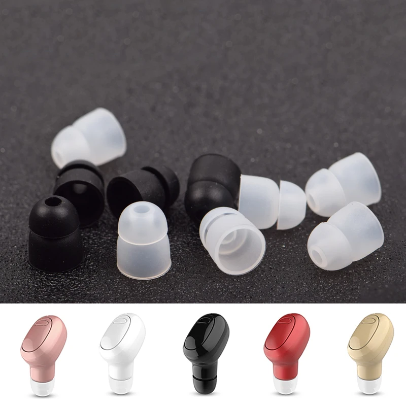 

Ear pads Cushion for Mini bluetooth headset U3 U5 E9 BL1 H1 Q1 S3 In-Ear Ear caps Silicone Earphone covers Tips Earbuds eartips