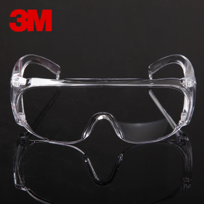 3M 1611HC Work Glasses Safety Goggles Eyewear UV Protection Anti Dust Windproof Anti Fog Coating with Clear Lens Eye Protection