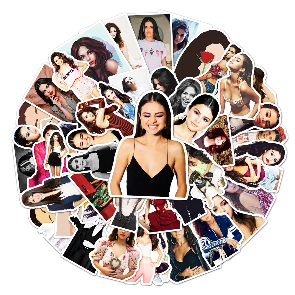 10/50Pcs/set Selena Gomez Fantasy comedian stickers For Motorcycle Skateboard Laptop Phone Guitar Snowboard Bumper Pegatinas