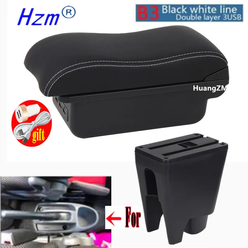 Voor Peugeot 107 Armsteun Voor Citroen C1 Toyota Etios Aygo BJ Armsteun Doos Winkel Doos Gewijd Retrofit onderdelen Auto accessoires ﻿