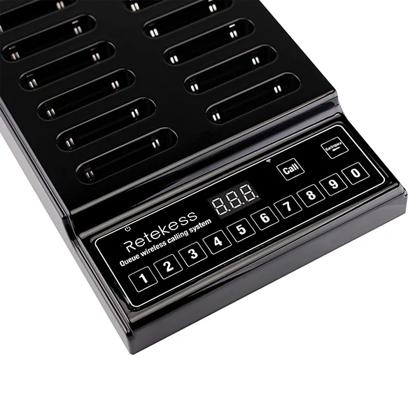 RETEKESS T112 Restaurant-Pager, kabelloses Rufsystem, 30 Coaster-Vibrationsempfänger, 3 Prompt-Modi für Cafés, Food Courts, Kliniken – Detail 22