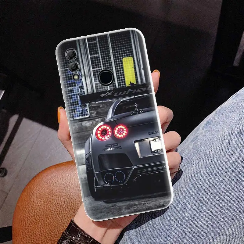 GTR Sport Car JDM Cover Phone Case For Huawei Y5 Y6 Y7 Y9S P Smart Z 2019 Honor 10 Lite 9 20 9X 8S 8X 8A Pro 7A 7X Coque