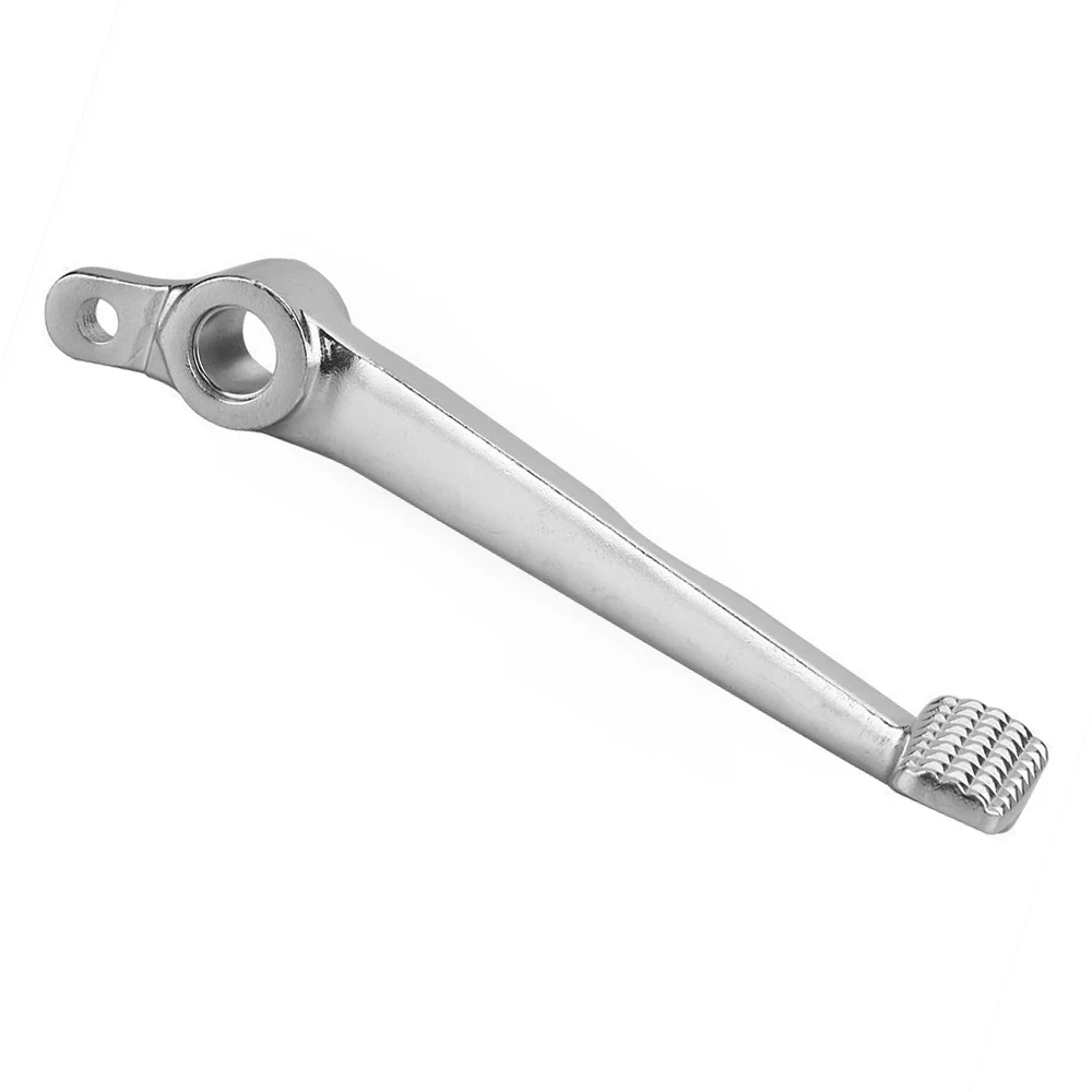 Motorcycle Silver Black Rear Brake Pedal Foot Lever For Kawasaki Ninja ZX6R 2007-2008