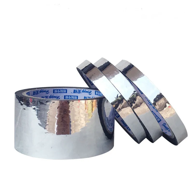 50M Glitter Slim Gold Silver Foil Washi Tapes Self-Adhesive Decorative Laser Tape DIY Party Decoration Sticker Tapes