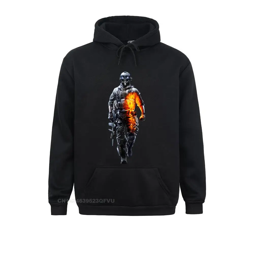 Battlefield Harajuku Women Men's Premium Cotton Vintage Hoodie Anime War Bf1 Shooter V Video Game Tees Fitness Streetwear Summer