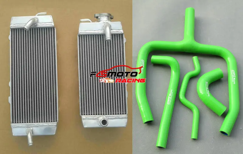 

L&R Aluminum Radiator + Hose Racing For Kawasaki KXF250 KX250F KXF 250 F 2009 2010 09 10