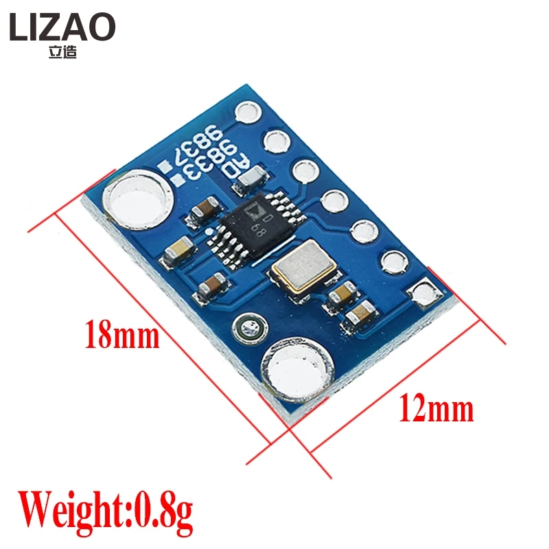 AD9833 Programmable Microprocessors Serial Interface Module Sine Square Wave DDS Signal Generator Module 9833