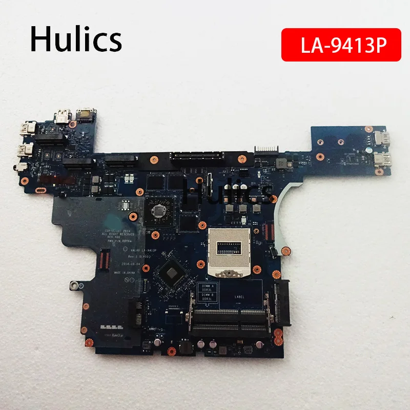 

Hulics Used VALA0 LA-9413P Mainboard FOR Dell Latitude E6540 Precision M2800 Laptop Motherboard 9413P DDR3 Main Board