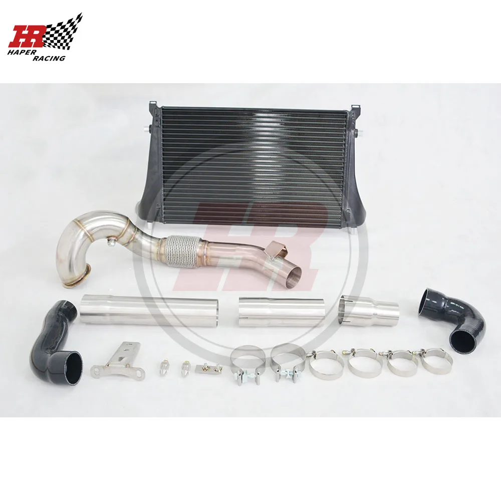 

Комплект интеркулера HP RACING Competition с передним креплением + водосточная труба 3,0 дюйма для TT TTS A3 S3 MK7 G olf GT I Комплект интеркулера