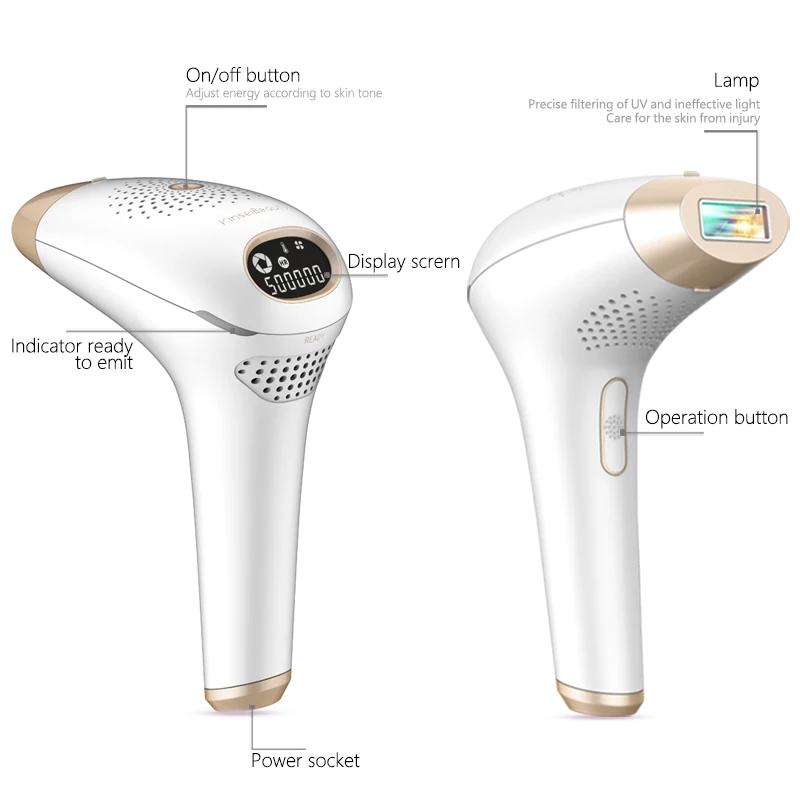 Laser Hair Removal Device لايزر ازالة الشعر IPL Electric Lazer Bikini Hair Permanent for Women Men Body Hair Remove Machine