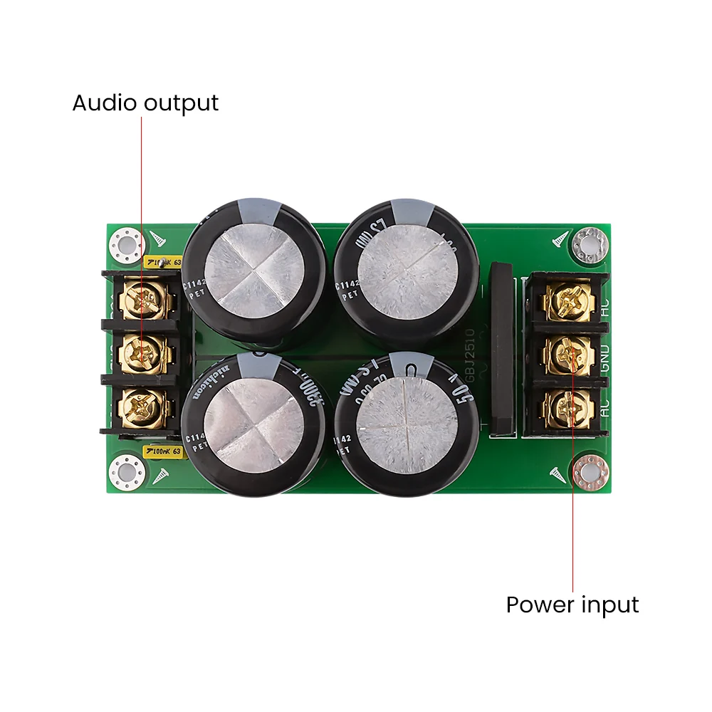 AIYIMA Power Amplifier Rectifier Filter Board 3300uf/50V Single Bridge Power Board DIY Audio Sound Amplificador
